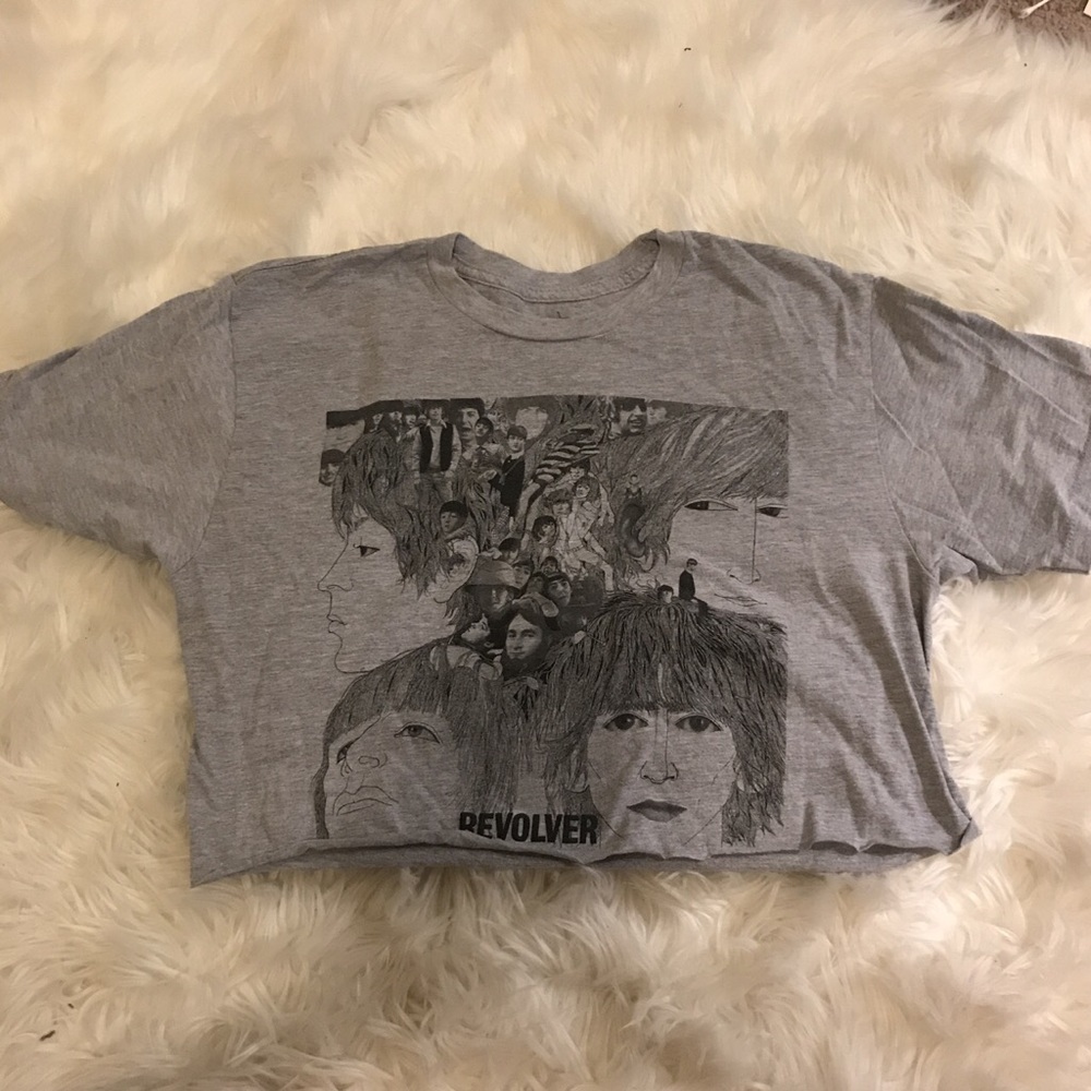 Cropped Beatles tee